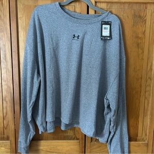 Under Armour Heather Gray Loose Fit Shirt